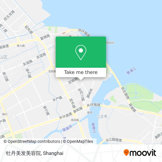 牡丹美发美容院 map