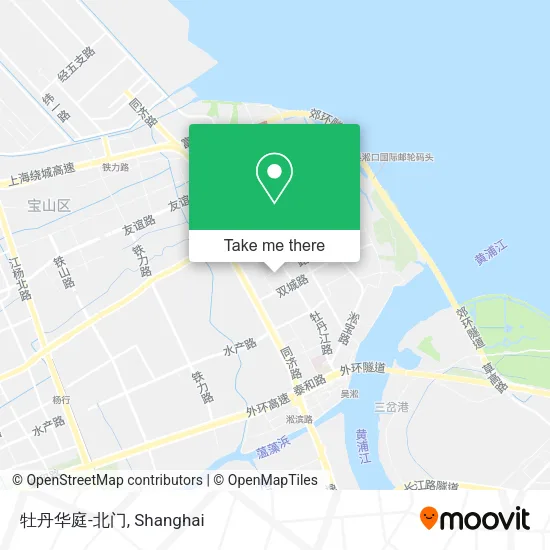牡丹华庭-北门 map
