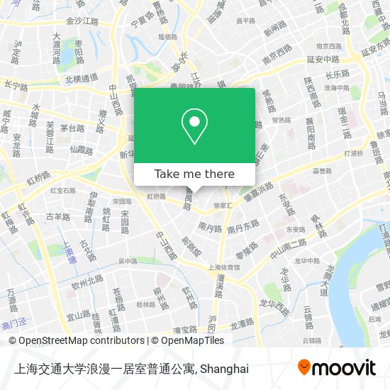 上海交通大学浪漫一居室普通公寓 map