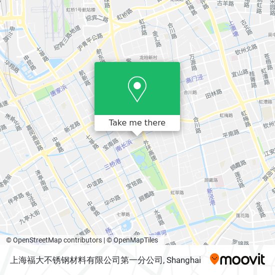 上海福大不锈钢材料有限公司第一分公司 map