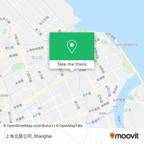 上海北翼公司 map