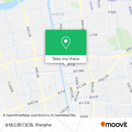 金钱公路汇虹路 map