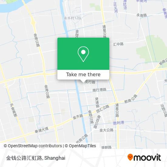 金钱公路汇虹路 map