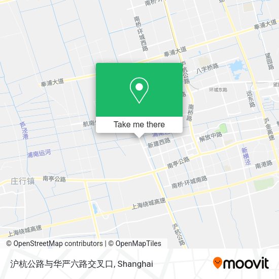 沪杭公路与华严六路交叉口 map