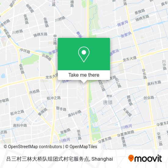 吕三村三林大桥队组团式村宅服务点 map