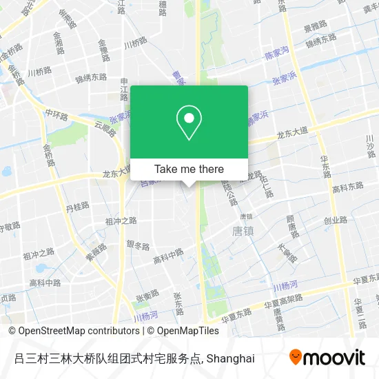 吕三村三林大桥队组团式村宅服务点 map