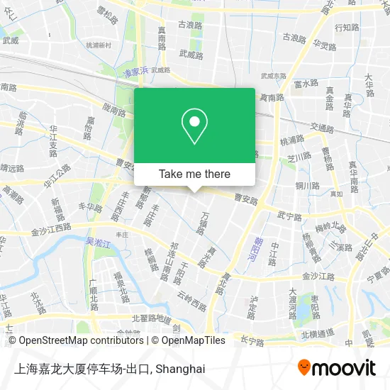 上海嘉龙大厦停车场-出口 map