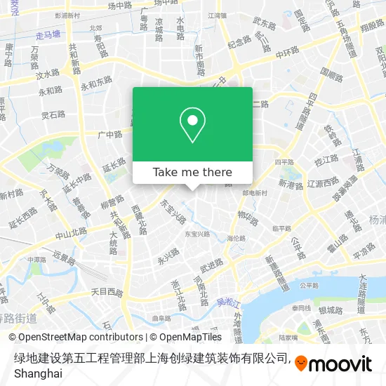 绿地建设第五工程管理部上海创绿建筑装饰有限公司 map