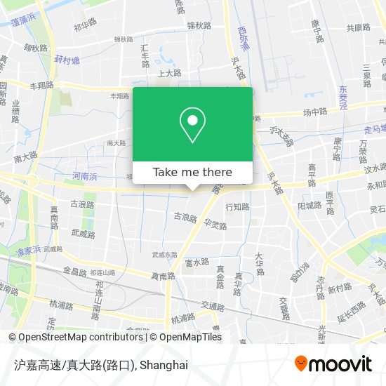 沪嘉高速/真大路(路口) map
