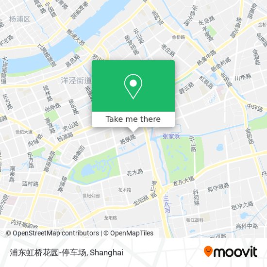 浦东虹桥花园-停车场 map