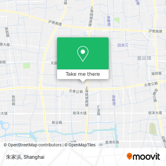 朱家浜 map