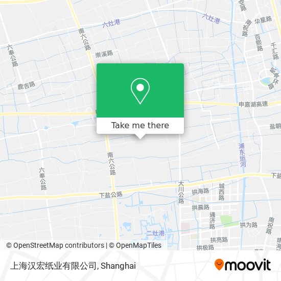 上海汉宏纸业有限公司 map
