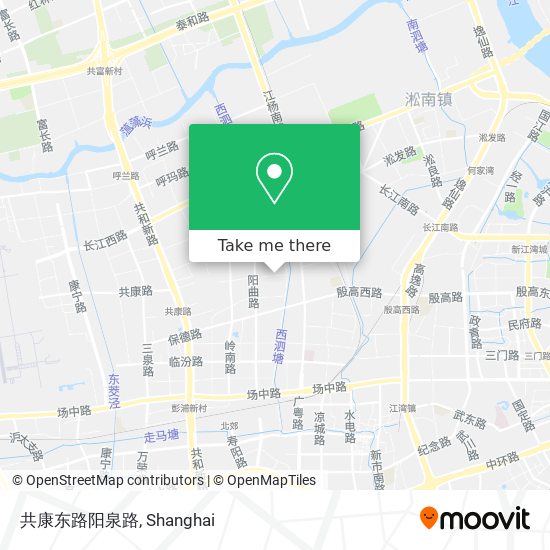 共康东路阳泉路 map