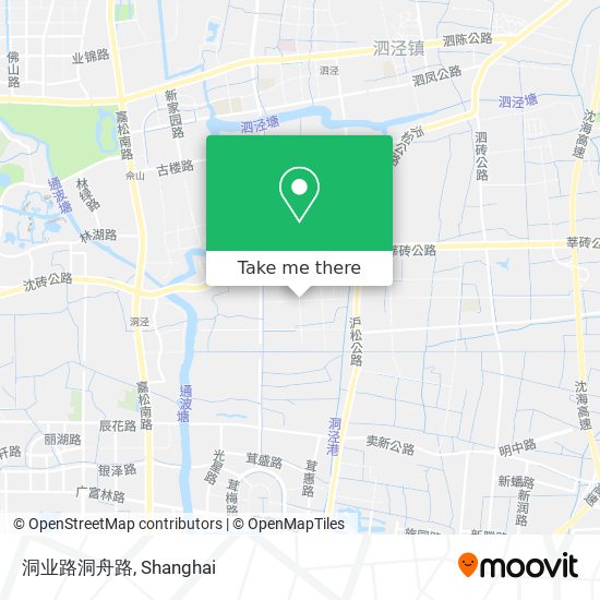 洞业路洞舟路 map