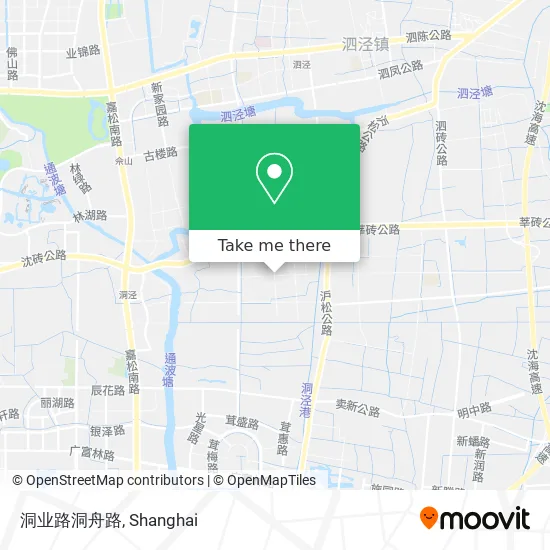 洞业路洞舟路 map