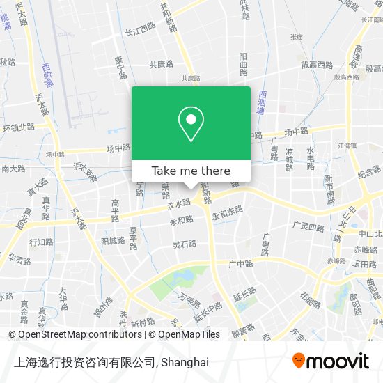 上海逸行投资咨询有限公司 map