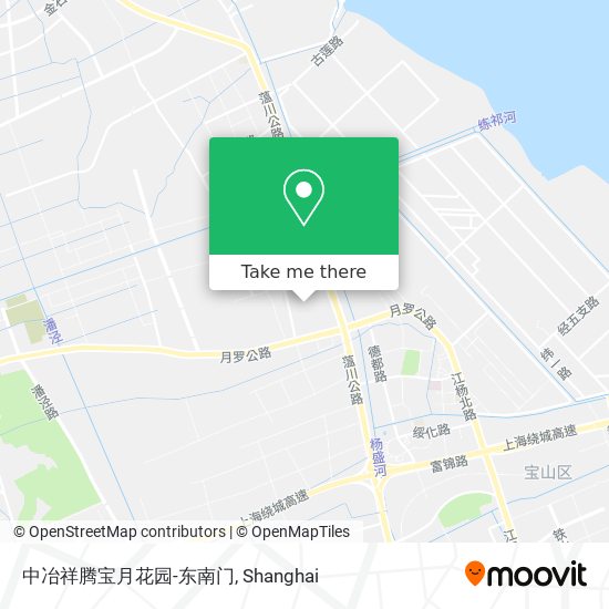中冶祥腾宝月花园-东南门 map