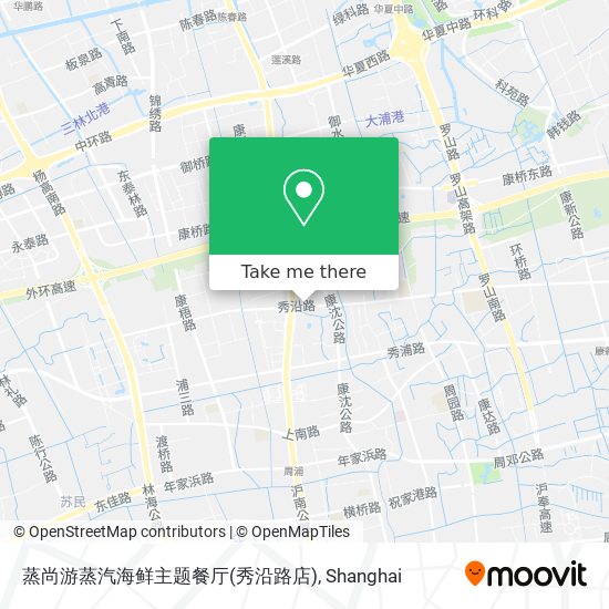 蒸尚游蒸汽海鲜主题餐厅(秀沿路店) map