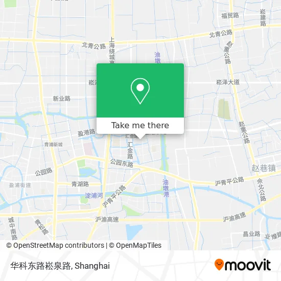 华科东路崧泉路 map