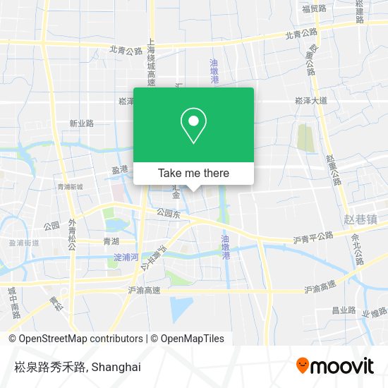 崧泉路秀禾路 map