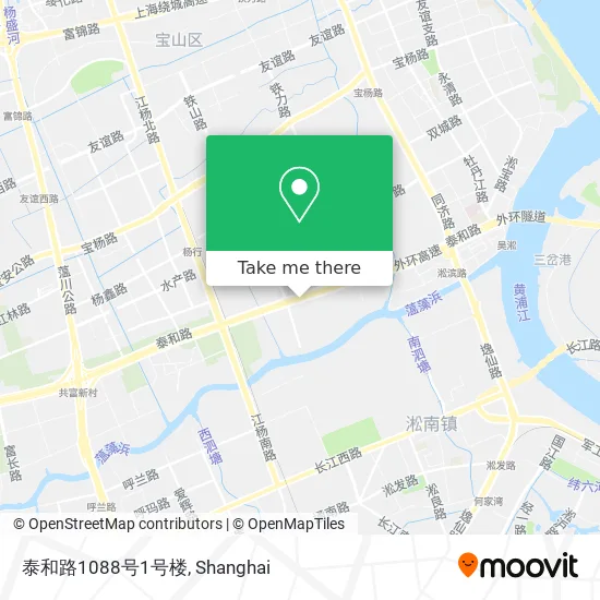 泰和路1088号1号楼 map