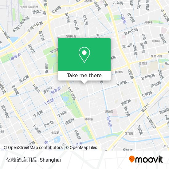 亿峰酒店用品 map