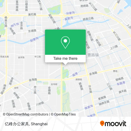 亿峰办公家具 map