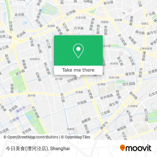 今日美食(漕河泾店) map