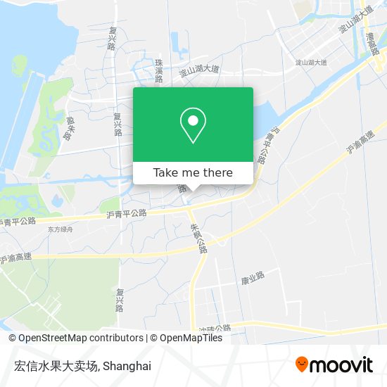 宏信水果大卖场 map