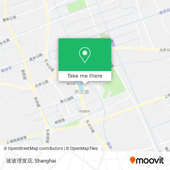 玻玻理发店 map