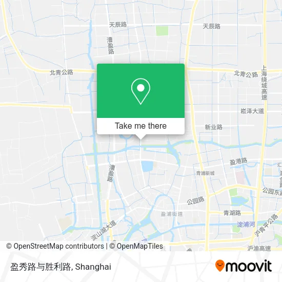 盈秀路与胜利路 map