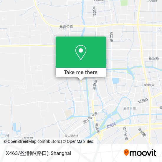 X463/盈港路(路口) map