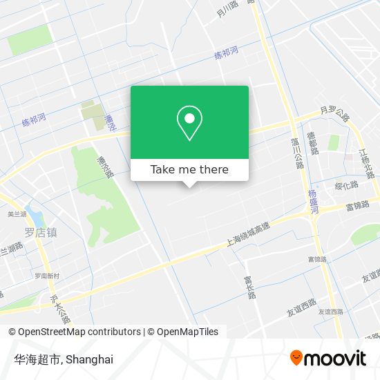 华海超市 map