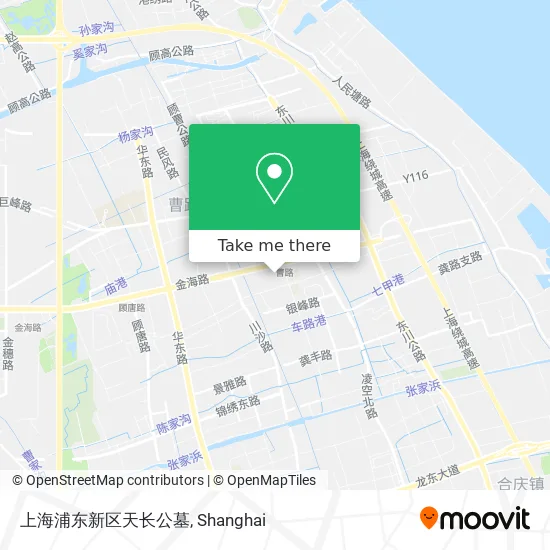 上海浦东新区天长公墓 map