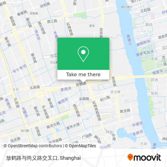 放鹤路与尚义路交叉口 map
