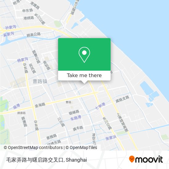 毛家弄路与曙启路交叉口 map