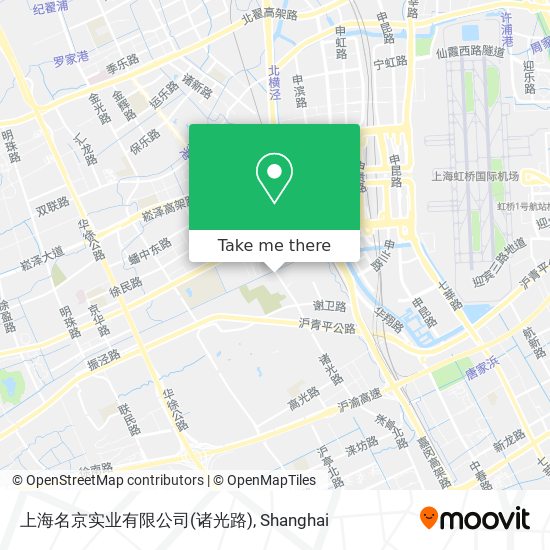 上海名京实业有限公司(诸光路) map