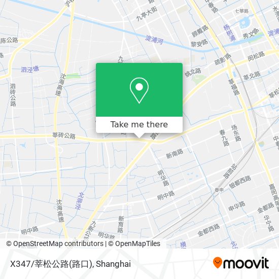 X347/莘松公路(路口) map