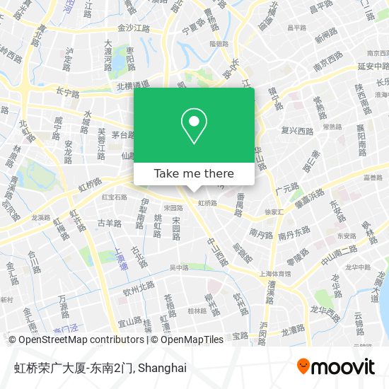 虹桥荣广大厦-东南2门 map