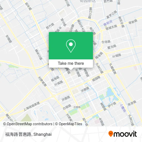 福海路普惠路 map