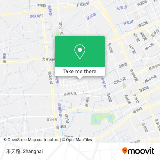 乐天路 map