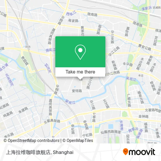 上海拉维咖啡旗舰店 map