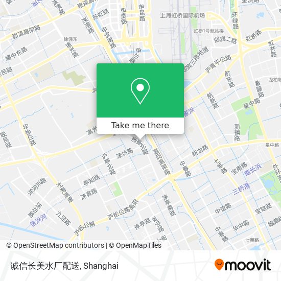 诚信长美水厂配送 map