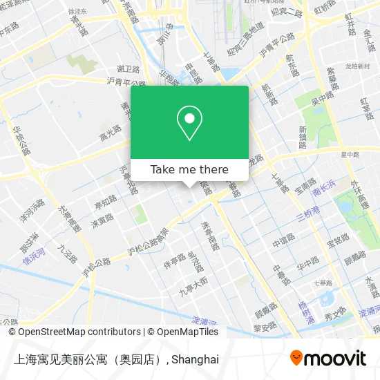 上海寓见美丽公寓（奥园店） map