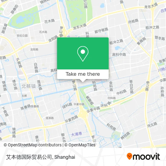 艾本德国际贸易公司 map