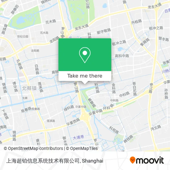 上海超铂信息系统技术有限公司 map