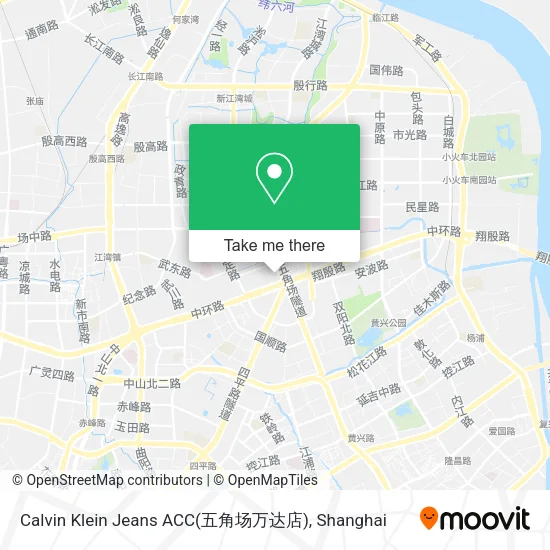 Calvin Klein Jeans ACC(五角场万达店) map