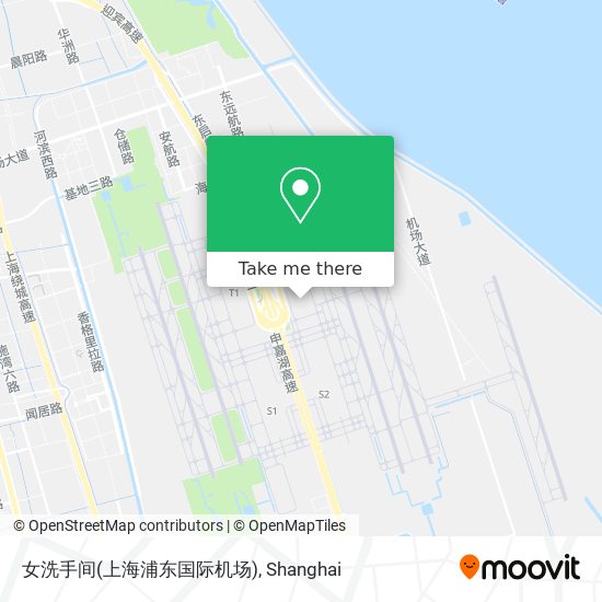 女洗手间(上海浦东国际机场) map