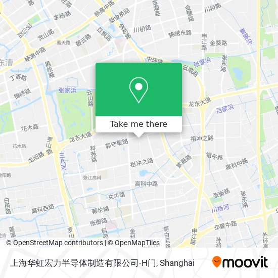上海华虹宏力半导体制造有限公司-H门 map