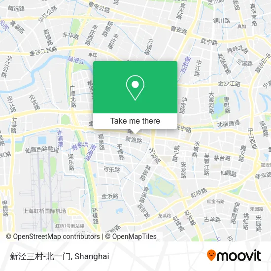 新泾三村-北一门 map